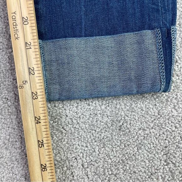 Citizens of Humanity Dani Jeans Women's 25 Blue Cropped Straight Low Rise Dark - Picture 12 of 14